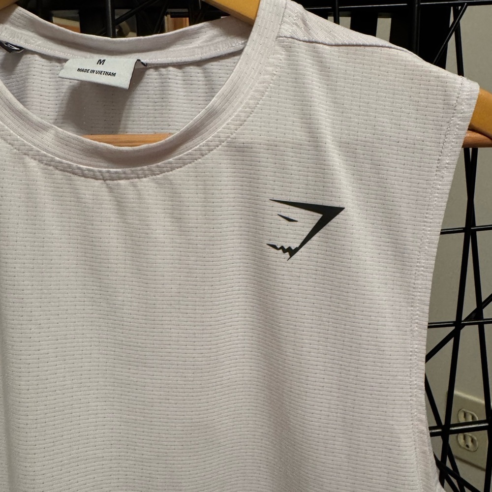 2 Gymshark Tanks, Firefly Green and White, M - Picture 12 of 14